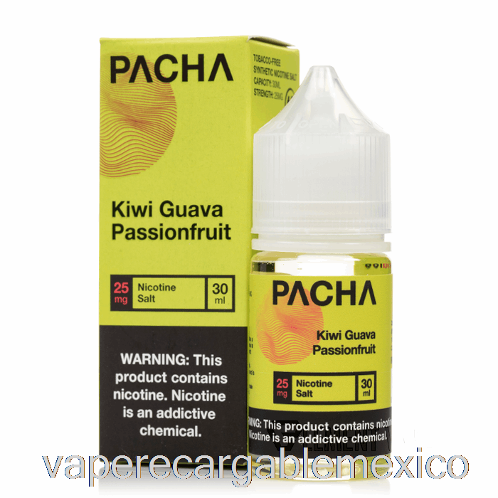 Vape Recargable Kiwi Guayaba Maracuyá - Sales De Pacha - 30ml 50mg
